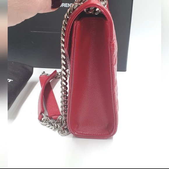 Red ysl medium envelope bag great condition - Picture 4 of 7
